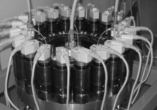 Clamping fixture with OKTO sensors
